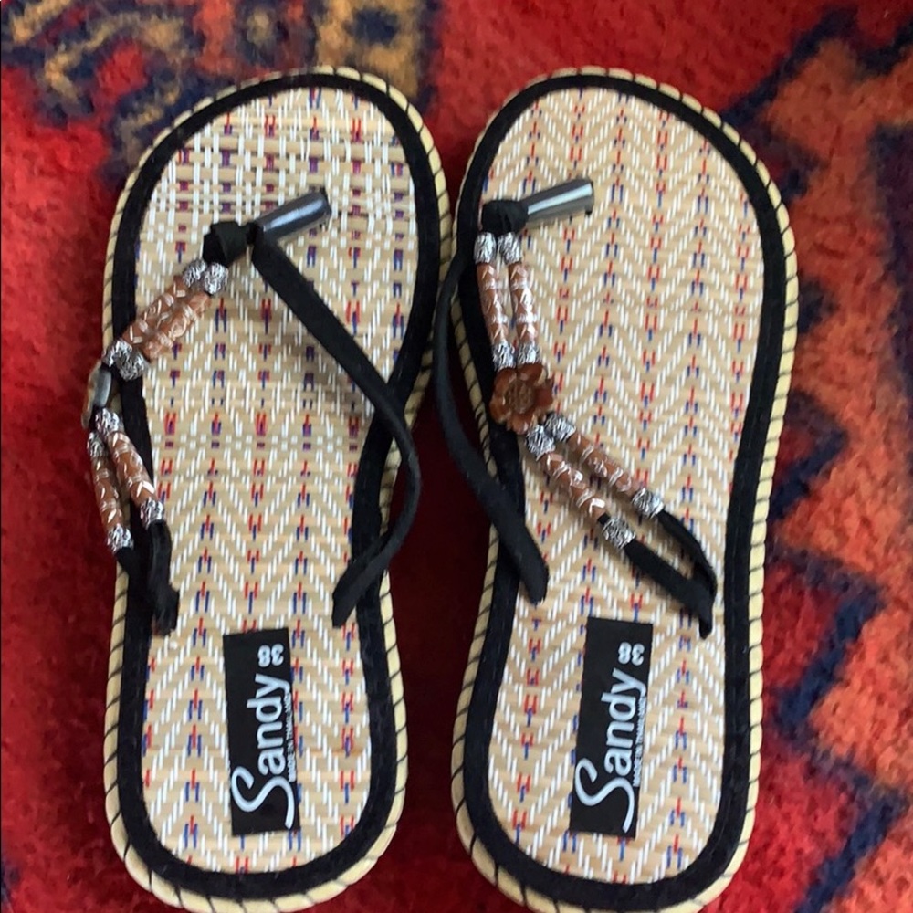 New Thai straw slippers
